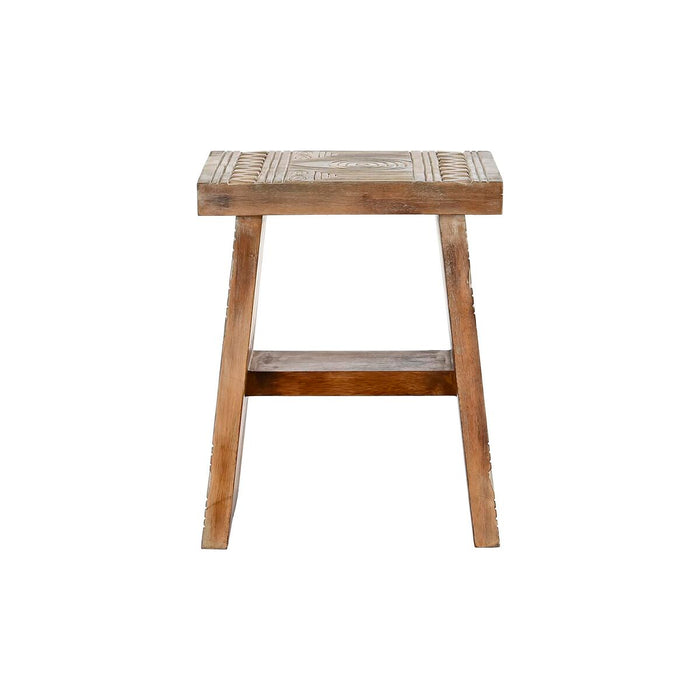 Masa laterală DKD Home Decor Alb Natural 40 x 30 x 50 cm 41 x 30,5 x 50 cm