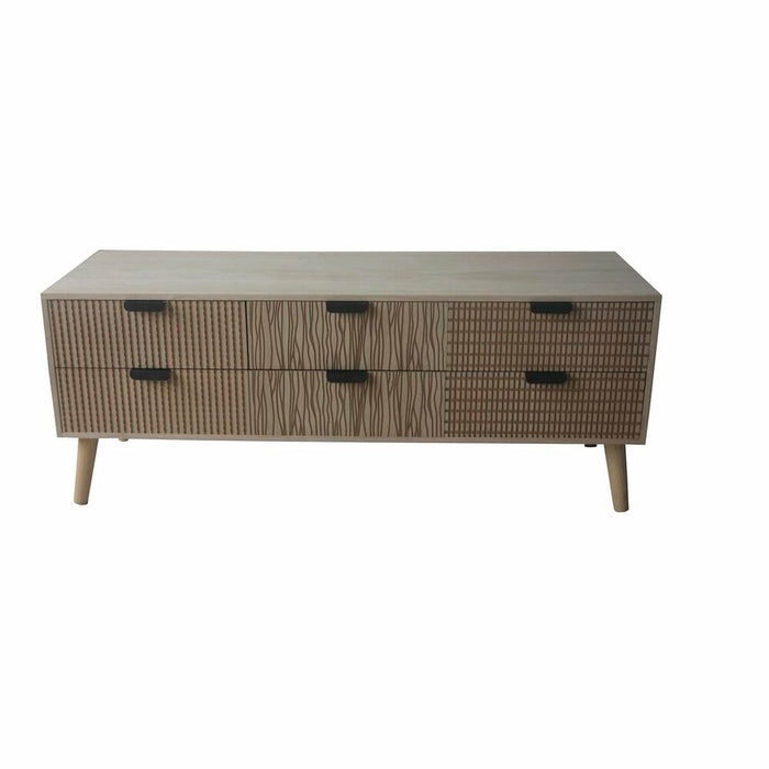 Mobilă TV DKD Home Decor Brad Maro Lemn MDF 120 x 40 x 47 cm