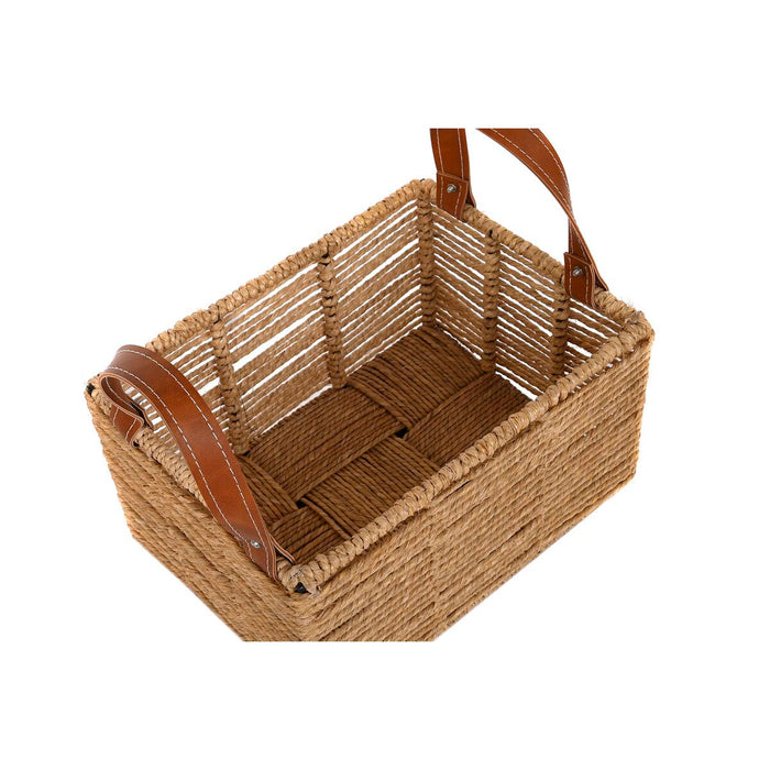 Set de Coșuri DKD Home Decor Metal Въже Boho (36 x 27 x 33 cm) (36 x 27 x 20 cm)