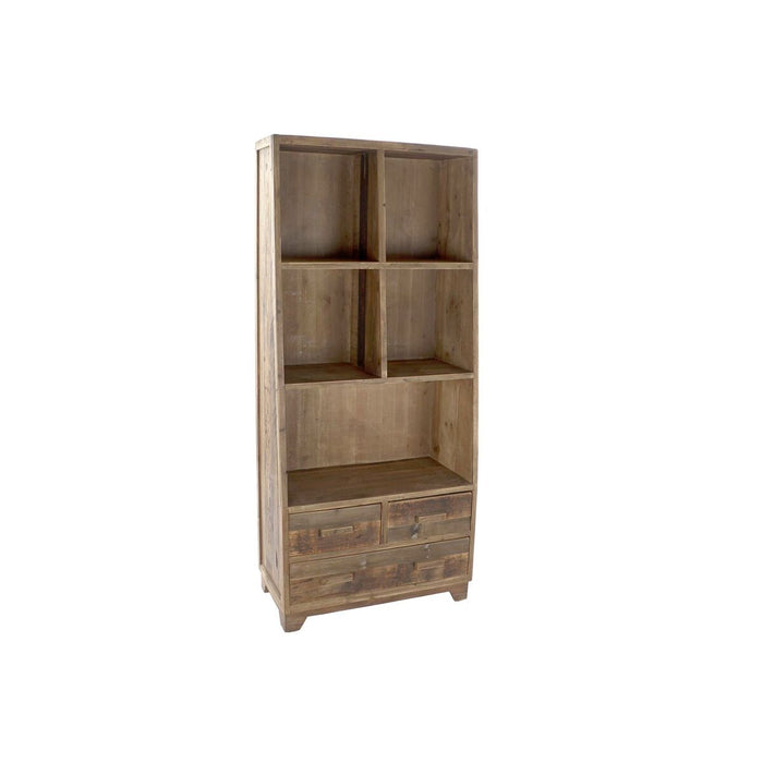 Raft DKD Home Decor Maro Maro închis Lemn Reciclat (80 x 41 x 181 cm)