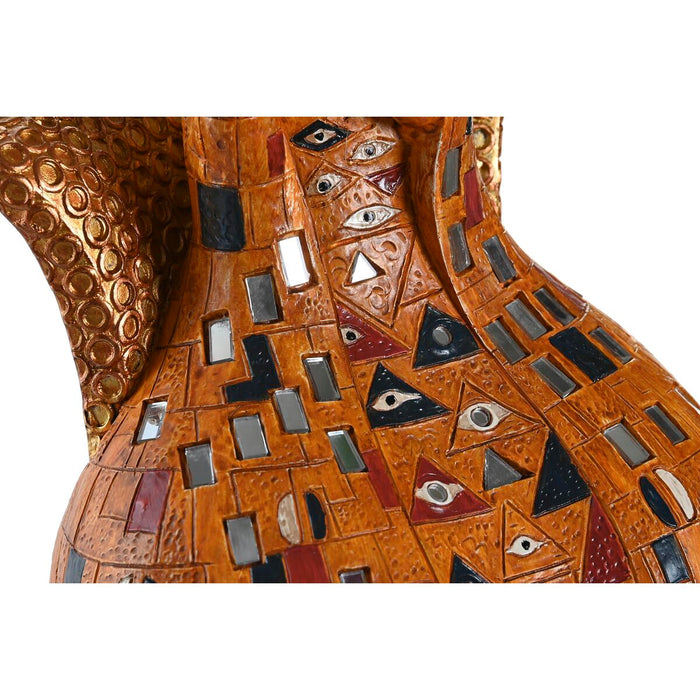 Figură Decorativă DKD Home Decor Galben Rășină (21,5 x 18,5 x 31 cm)