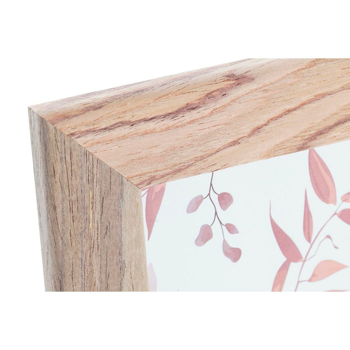 Ramă Foto DKD Home Decor Maro 20 x 1 x 25 cm Lemn MDF (2 Unități)