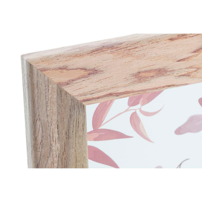 Ramă Foto DKD Home Decor Maro 25 x 1 x 30 cm Lemn MDF (2 Unități)