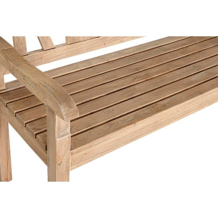 Bancă DKD Home Decor Relax 120 x 44 x 87 cm Natural lemn mindi Aluminiu