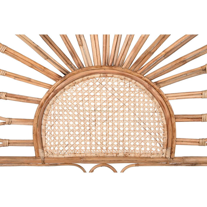 Tăblie de Pat DKD Home Decor Natural Floarea-soarelui 100 x 4 x 90 cm 100 x 4 x 126 cm Bambus