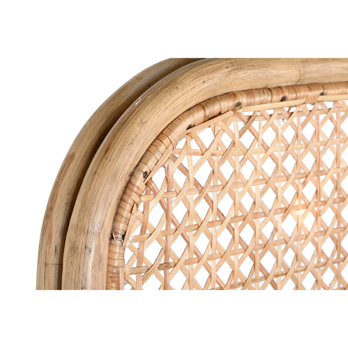 Tăblie de Pat DKD Home Decor Natural Maro Multicolor Metal Bambus 30 x 40 cm 100 x 4 x 90 cm 102 x 4 x 127 cm
