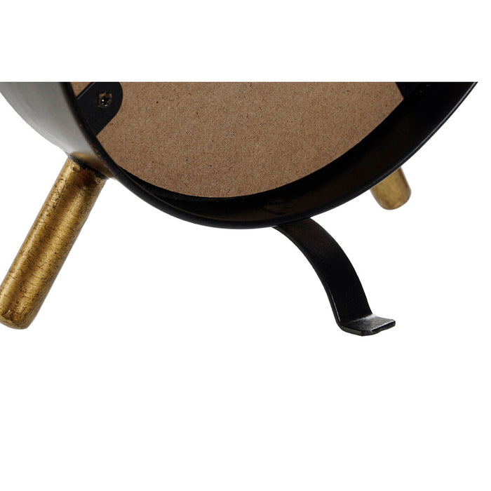 Stolní hodiny DKD Home Decor Albastru Negru Multicolor Metal Geam Vintage 20,5 x 5 x 24 cm (2 Unități)