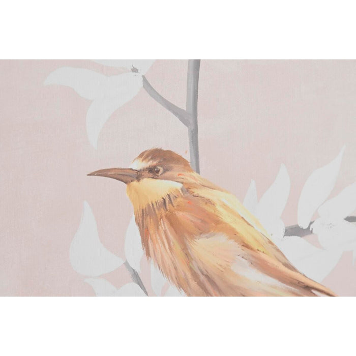 Tablou DKD Home Decor 60 x 4 x 120 cm Oriental Păsări (3 Piese)