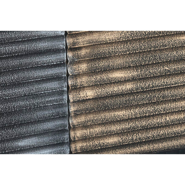 Decorațiune de Perete DKD Home Decor Negru Auriu* Glamour Modern Lemn MDF (91 x 3 x 91 cm)