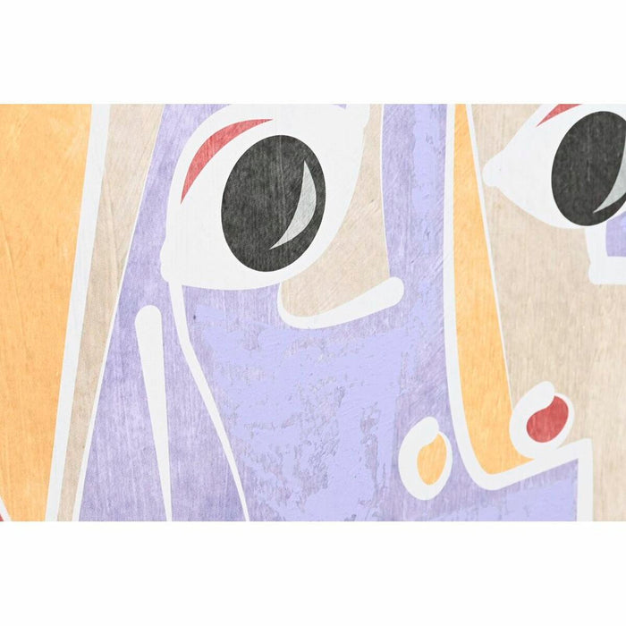 Tablou DKD Home Decor 83 x 4 x 83 cm Abstract Urban (2 Unități)