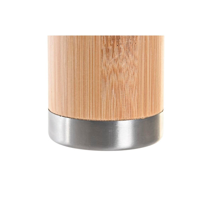 Suport pentru periuțe de dinți DKD Home Decor Natural Bambus polipropilenă 7 x 7 x 11 cm
