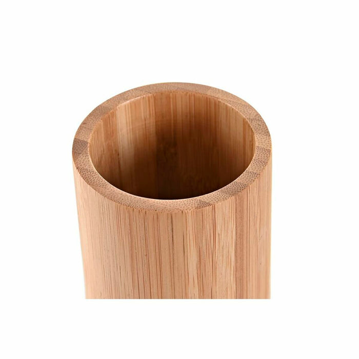 Suport pentru periuțe de dinți DKD Home Decor Bambus 7 x 7 x 11 cm