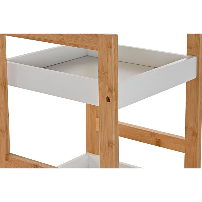 Raft de Baie DKD Home Decor Alb Natural Bambus 30 x 29 x 80 cm
