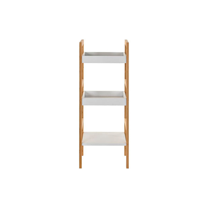 Raft de Baie DKD Home Decor Alb Natural Bambus 30 x 29 x 80 cm