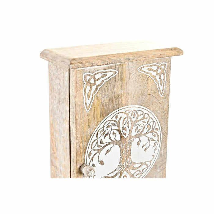 Dulap de chei DKD Home Decor Alb Maro Lemn de mango 18 x 7,5 x 28 cm