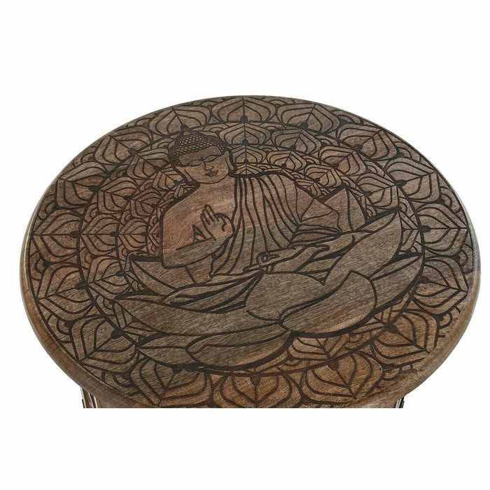 Masa laterală DKD Home Decor Maro Lemn de mango 54 x 54 x 53 cm