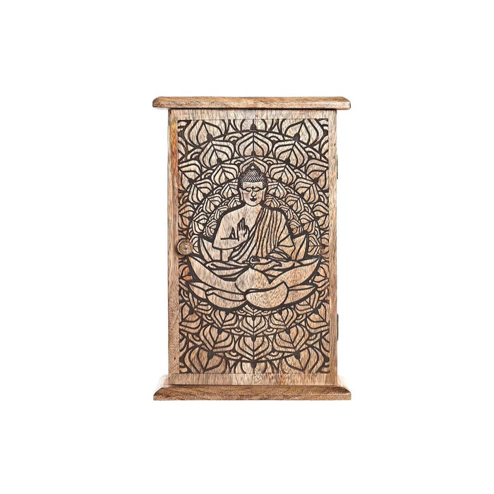 Dulap de chei DKD Home Decor Maro Maro închis Lemn de mango 18 x 7,5 x 28 cm