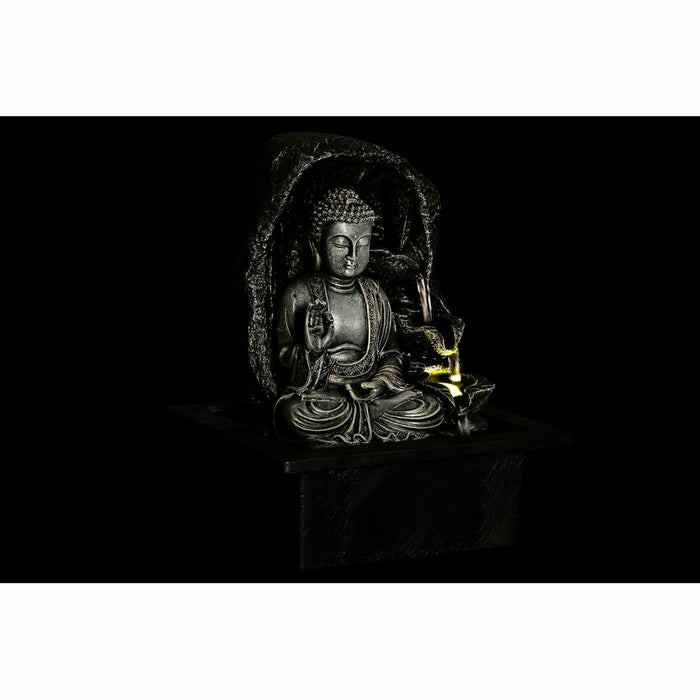 Fântână de Grădină DKD Home Decor 21 x 17,5 x 25 cm Buda Rășină Oriental (2 Unități)