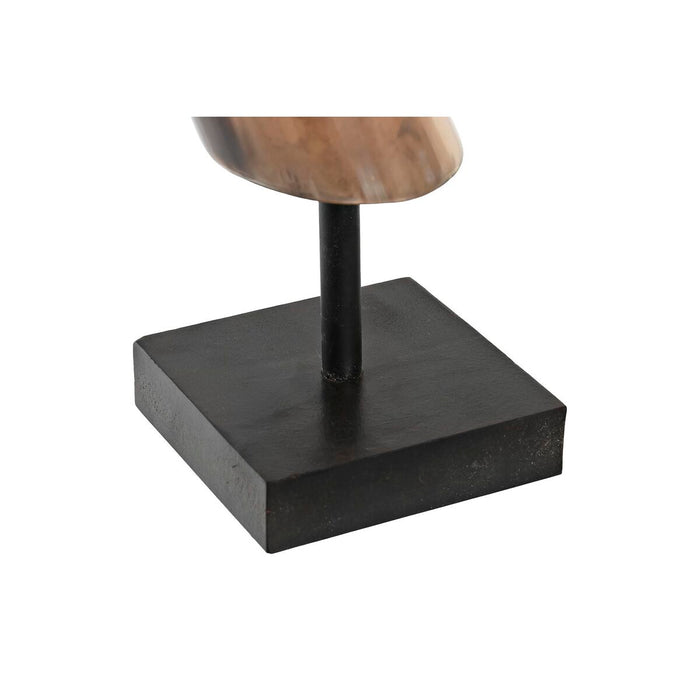 Decor DKD Home Decor Lemn Aluminiu Rășină Claxon (12 x 10 x 57 cm)