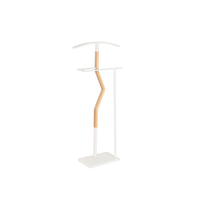 Stojan na klobouky DKD Home Decor Natural Lemn Oțel Alb (48 x 20 x 106,5 cm)