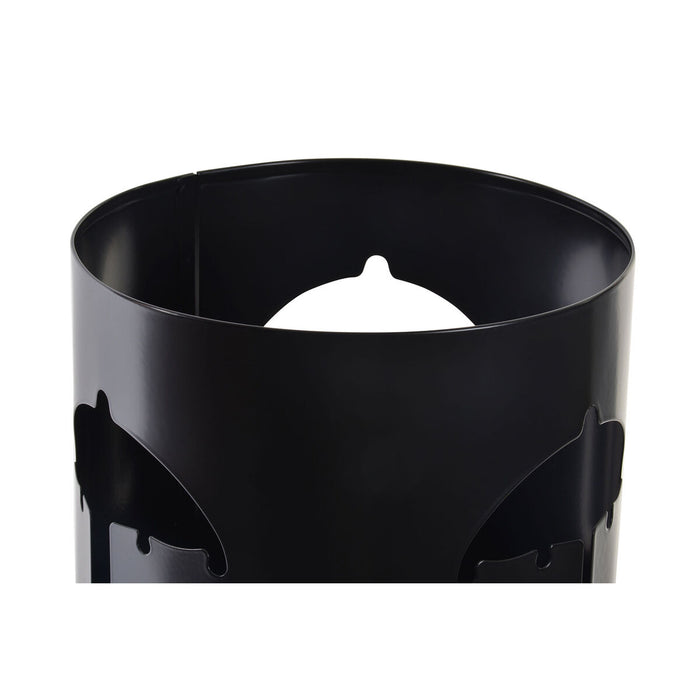 Suport pentru umbrele DKD Home Decor 19 x 47 cm Alb Negru Oțel Umbrelă 19 x 19 x 47 cm (2 Unități)