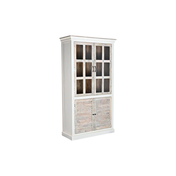 Stand Prezentare DKD Home Decor 110 x 45 x 200 cm Geam Aluminiu Lemn de mango