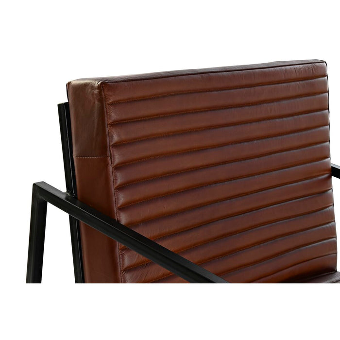 Fotoliu DKD Home Decor Maro Negru Metal 75 x 89 x 90 cm