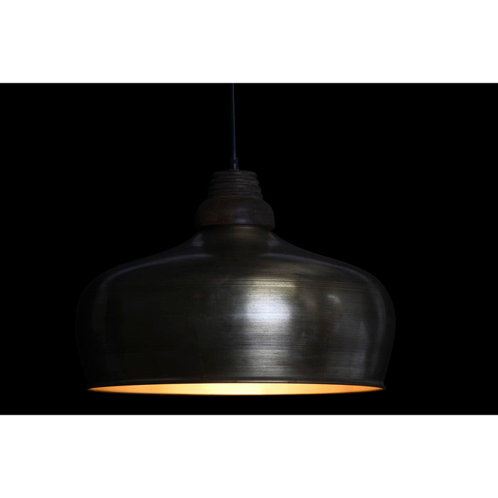 Lustră DKD Home Decor 42 x 42 x 33 cm Auriu* Metal Lemn 50 W