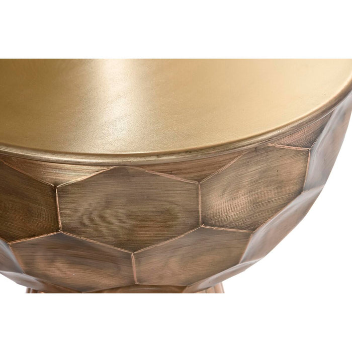 Masa laterală DKD Home Decor Auriu* Metal 39 x 39 x 54 cm