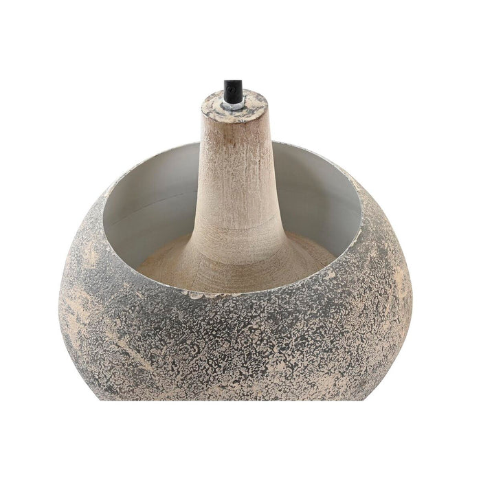 Lustră DKD Home Decor Bej Gri închis 50 W (29 x 29 x 37 cm)