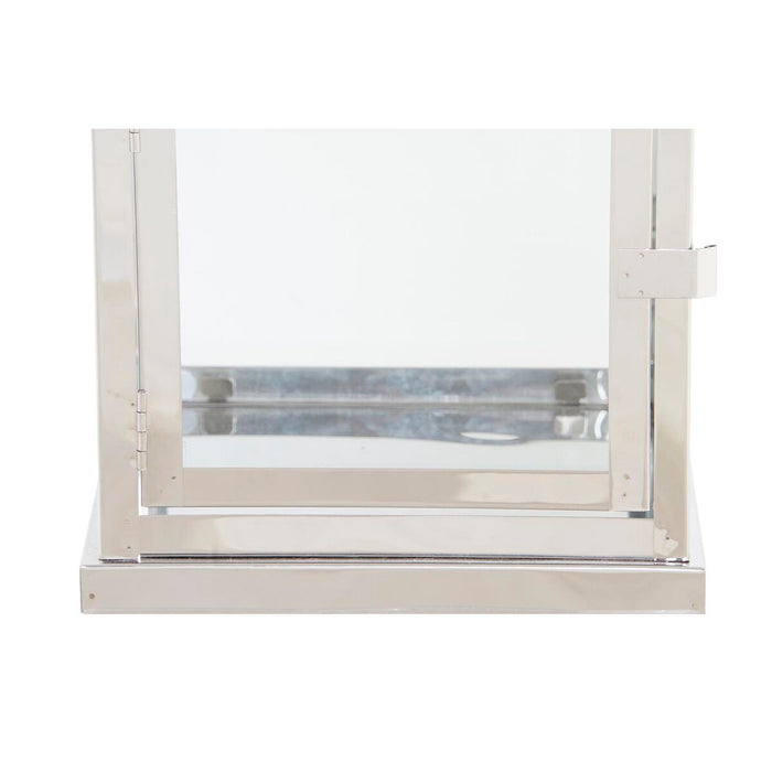 Lanterne DKD Home Decor Cromat Geam Argintiu Metal (26 x 26 x 30 cm)