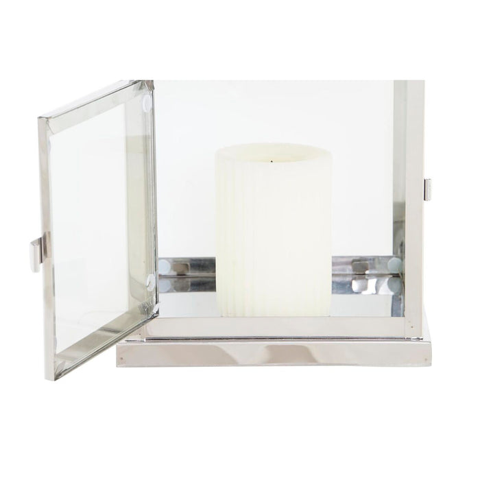 Lanterne DKD Home Decor Cromat Geam Argintiu Metal (26 x 26 x 30 cm)