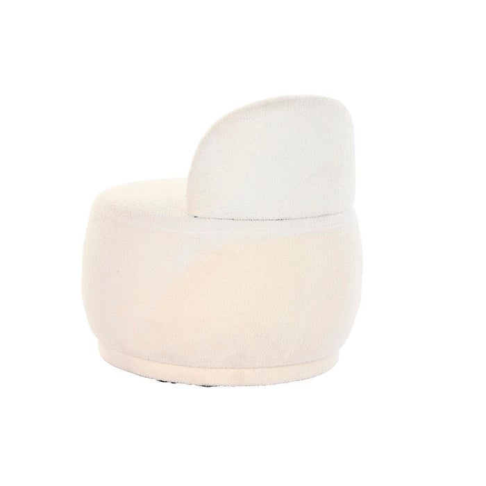 Fotoliu DKD Home Decor Alb 66 x 66 x 66 cm
