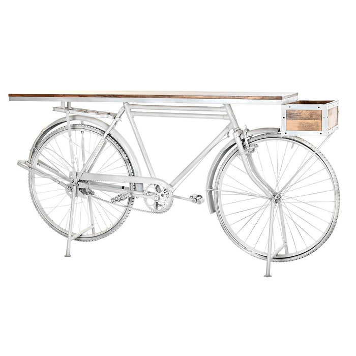 Consolă DKD Home Decor Alb Maro Fier Lemn de mango 195 x 40 x 91 cm