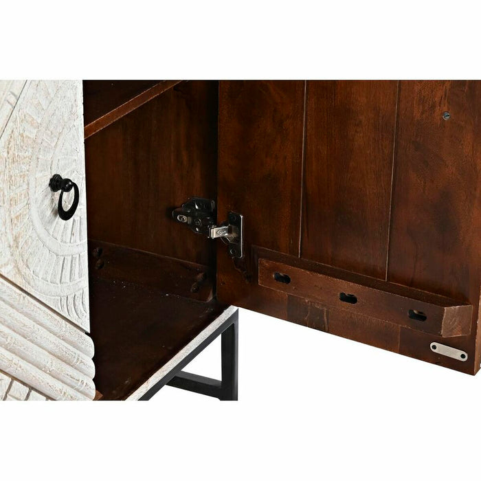 Servantă DKD Home Decor   155 x 40 x 85 cm Metal Alb Lemn de mango