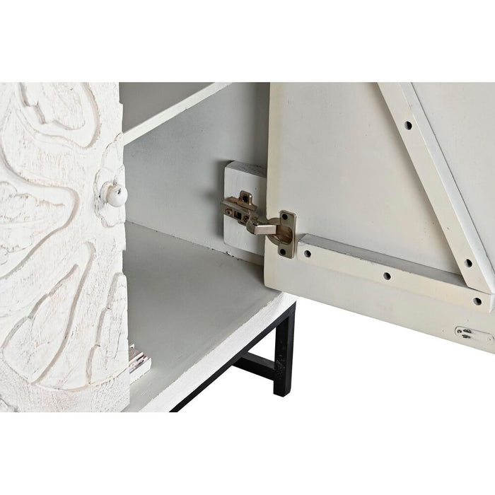 Servantă DKD Home Decor   Alb Metal Lemn de mango 150 x 38 x 80 cm
