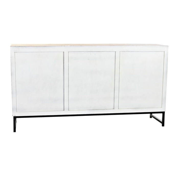 Servantă DKD Home Decor   Alb Metal Lemn de mango 150 x 38 x 80 cm