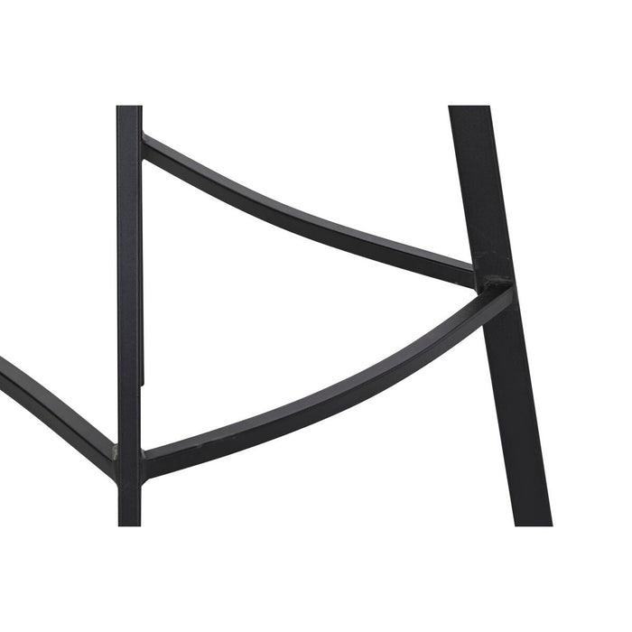 Taburet DKD Home Decor Negru Metal Cămilă Poliuretan (56 x 49 x 110 cm)