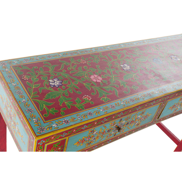 Consolă DKD Home Decor Multicolor Lemn de mango Oglindă 117 x 40 x 76 cm