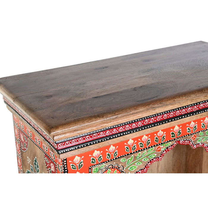 Librărie DKD Home Decor Albastru Roșu Multicolor Lemn de mango Lemn MDF 61 x 30 x 152 cm