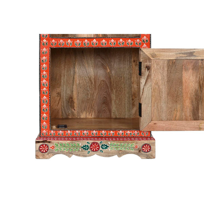 Librărie DKD Home Decor Albastru Roșu Multicolor Lemn de mango Lemn MDF 61 x 30 x 152 cm