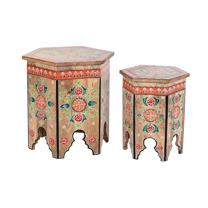 Set de 2 mese DKD Home Decor Arab 48 x 41,5 x 49 cm
