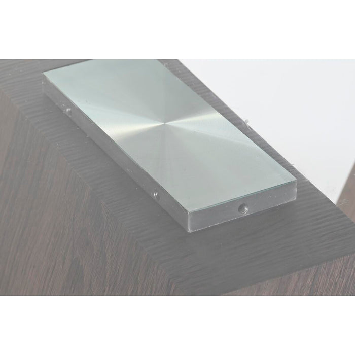 Console DKD Home Decor Lemn MDF Natural Maro Transparent Argintiu Oțel 120 x 40 x 76 cm