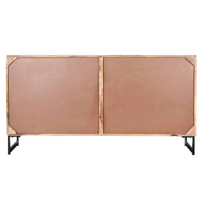Servantă DKD Home Decor Natural Negru Metal Lemn de mango 150 x 40 x 80 cm