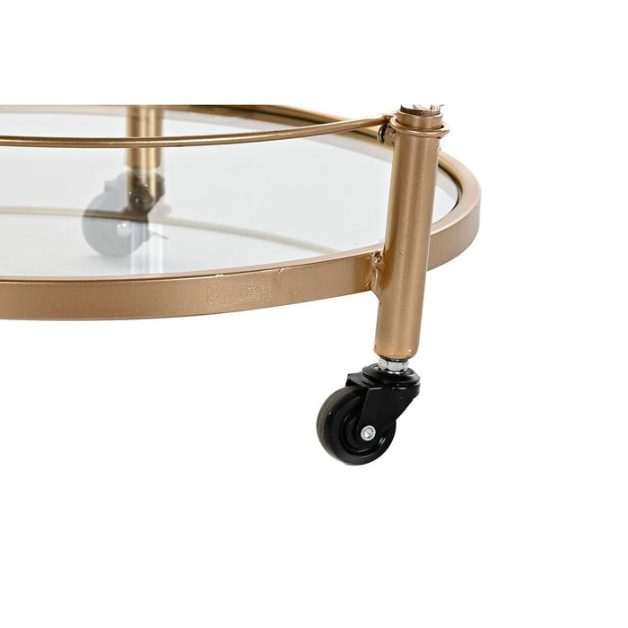 Coș de Bucătărie DKD Home Decor Auriu* Metal Acrilic (50 x 50 x 80 cm)
