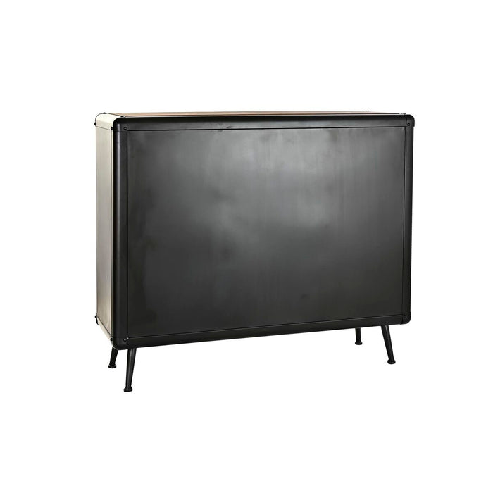 Dulap cu Sertare DKD Home Decor Maro Negru Metal Brad Loft 114 x 42 x 96 cm