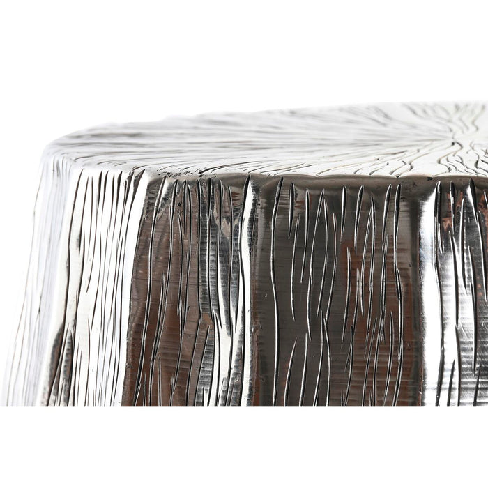 Masa laterală DKD Home Decor Argintiu Aluminiu 40 x 40 x 45 cm