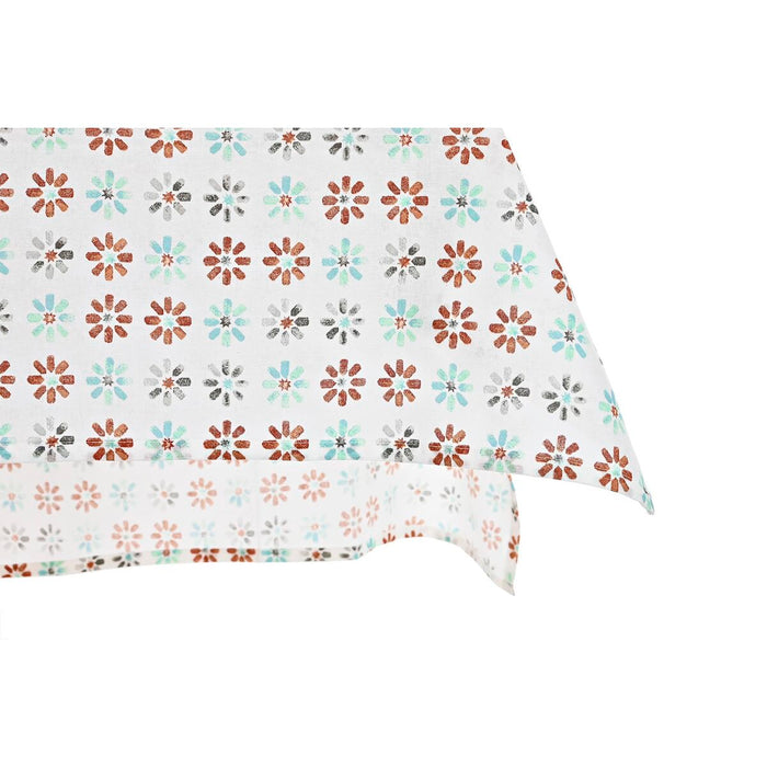 Față de masă și șervete DKD Home Decor 9 Piese 2 Unități 150 x 250 x 0,5 cm Gri Albastru celest