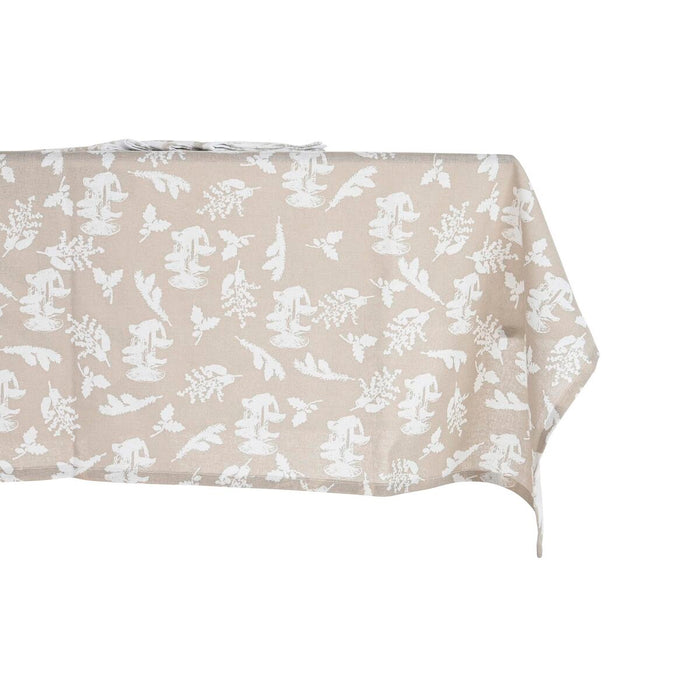 Față de masă și șervete DKD Home Decor 9 Piese 2 Unități 150 x 250 x 0,5 cm Bej Roz Alb Verde Maro Deschis