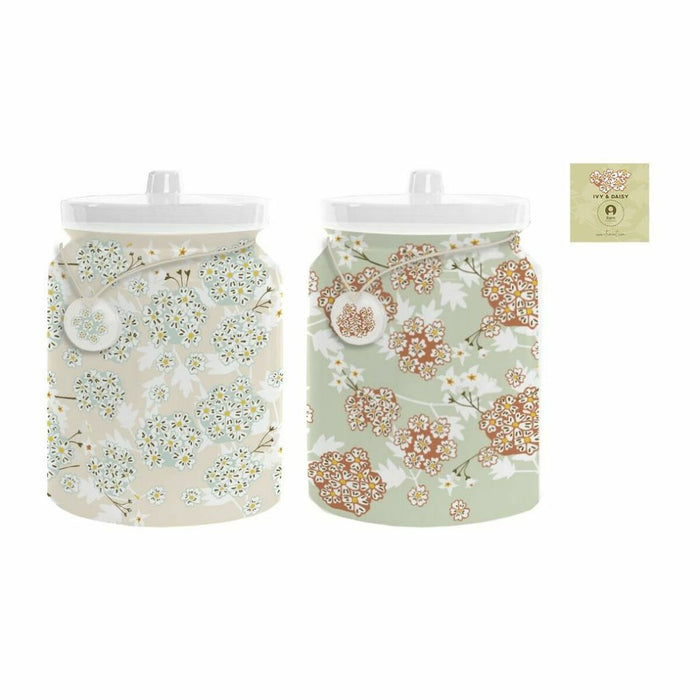 Staniu DKD Home Decor 12 x 12 x 16 cm 1 L Dolomite Tradiţional (2 Unități)